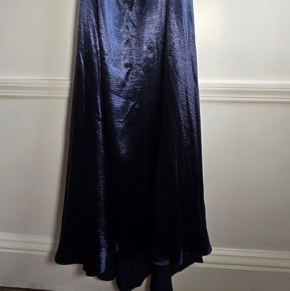New Caroline Constas Palmer Off The Shoulder Navy Maxi Dress Evening Gown NWT XS - Picture 9 of 10